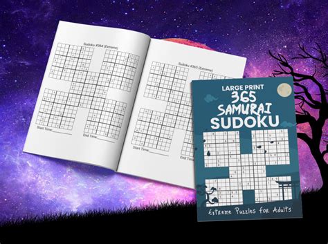 Large Print 365 Extreme Samurai Sudoku Puzzles For Adults By Suzanna