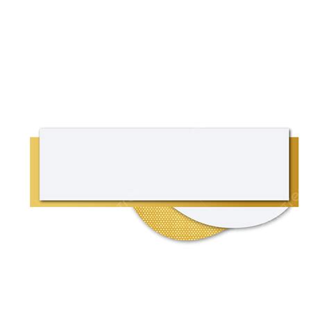 Banner Shape Textbox White Gold Luxury Design Banner White Gold