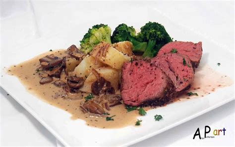 Alex The Contemporary Culinarian Herb Crusted Veal Tenderloin