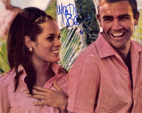 James Bond Girl Martine Beswick Thunderball From Russia With Love On Set Signed Photo James