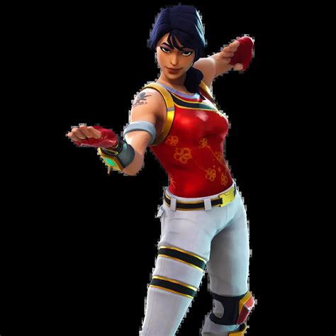 Scarlet Defender Fortnite Skin Female Chinese Outfit