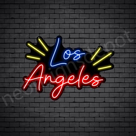 Los Angeles Rays Neon Sign Neon Signs Depot