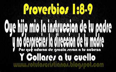 Proverbios 18 9 Oye Hijo Mio La Instruccion De Tu Padre ~ Imagenes