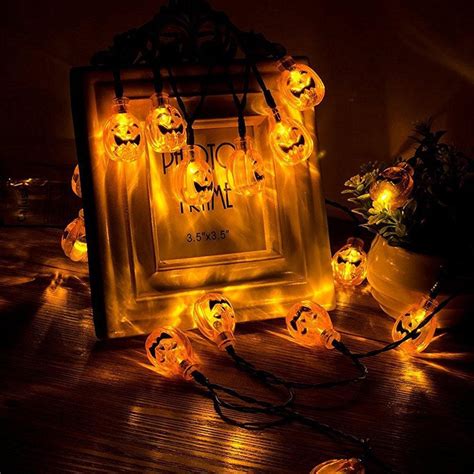 Halloween Pumpkin Battery Fairy Lighting Halloween Party Decor Led Lights