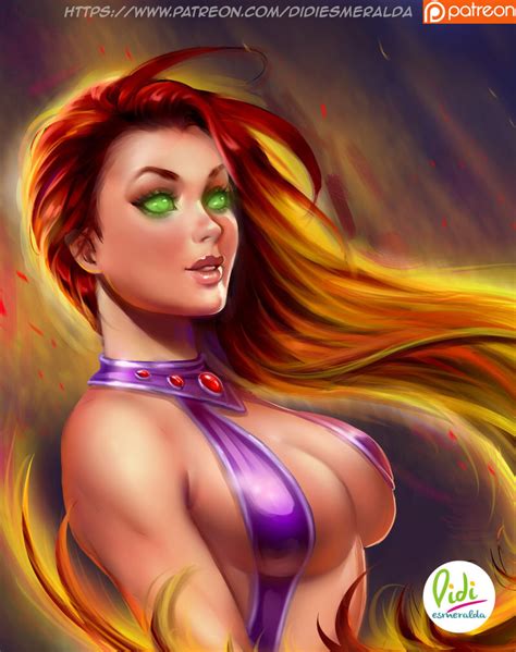 Starfire By Didi Esmeralda On Deviantart Starfire Dc Comics Artwork