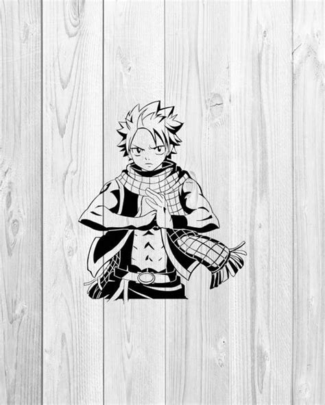 Fairy Tail Natsu Svg Anime Svg Cartoon Svg Cricut