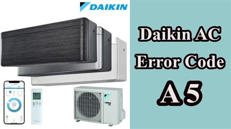 How To Fix Daikin Air Conditioner Fault Code A5 YouTube