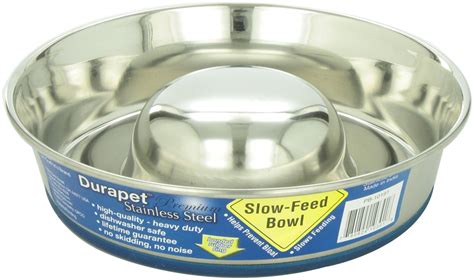 Ourpets Premium Durapet Slow Feed Dog Bowl Medium Ebay