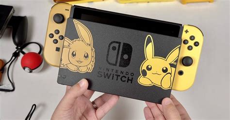 Special Edition Nintendo Switch Pikachu Eevee Edition Only 39999 At