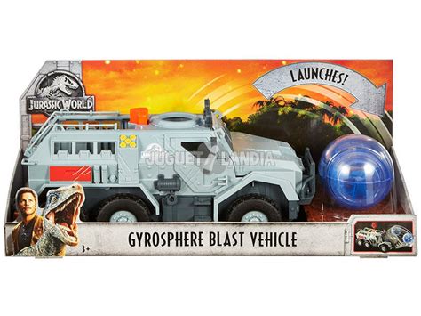Jurassic World Gyrosphere Blast Vehicle Mattel FMY86 Juguetilandia