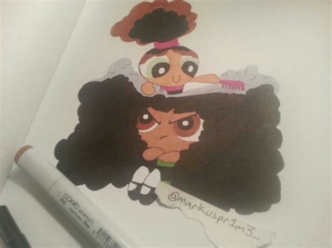 Black Powerpuff Girls With Images Natural Hair Art Girls With