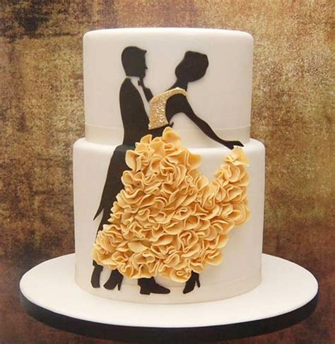 Basically, engagement cakes depict the engagement party theme. Engagement Cake - 2 tier with Couple Design : Buy Online ...