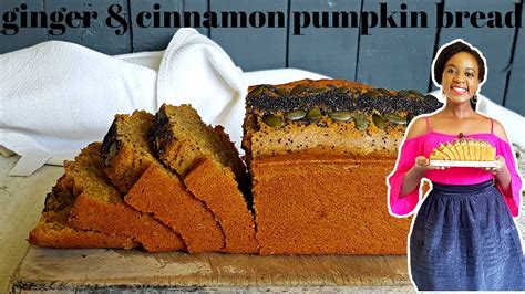 Cinnamon And Ginger Pumpkin Bread Kaluhis Kitchen Youtube