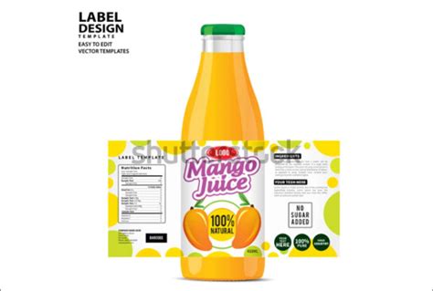 Juice Bottle Label Templates 31 Free And Premium Psd Ai Vector Eps