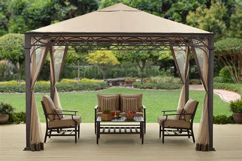 From different pergola designs to wooden gazebos, learn all about the different materials, sizes, and accessories to create a. Replacement Canopy for BHG Courts Landing 12x10 FT Gazebo ...