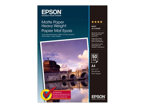Epson Papper Double Sided Matt A4 50 Ark 178g