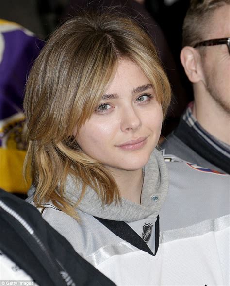 Chloe Grace Moretz Attends Nhl All Star Game Daily Mail Online