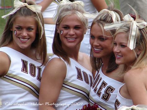 Fsu Golden Girls Cheerleaders And Football Ladies Flickr
