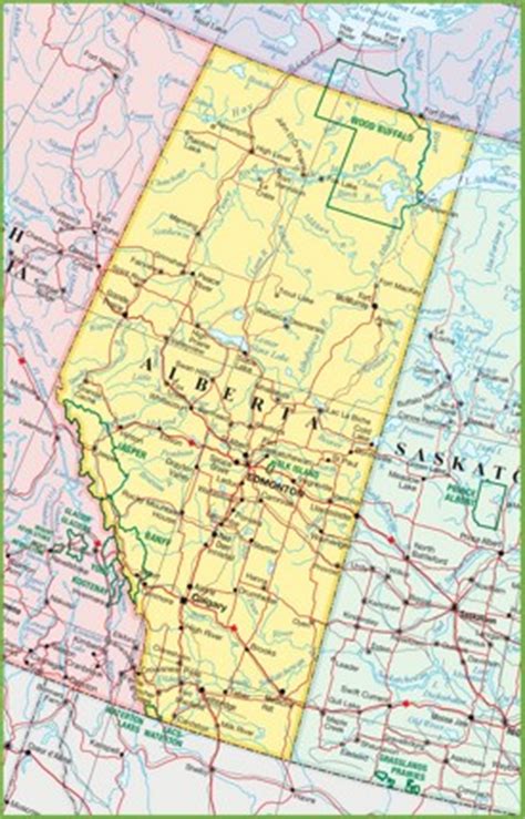 Large Detailed Map Of Alberta With Cities And Towns Min 