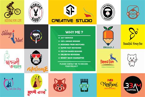 I Will Design Creative And Simple Logo For You For 1 Seoclerks