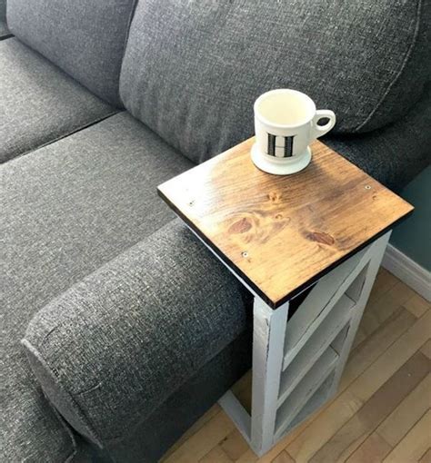 Grab the free plans and learn how to upholster it yourself here. Laptops to Lullabies - Easy DIY Sofa Tables | My Home ...