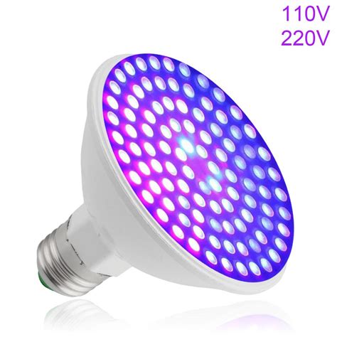 100w E27 Uv Ultraviolet Purple Led Flood Light Lamp Bulb 100led Light
