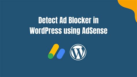 detect ad blocker in wordpress using adsense