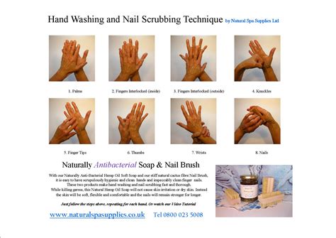 Washing your hands properly removes dirt, viruses and bacteria to stop them spreading to other people and objects, which can spread illnesses such as food poisoning. Hand Washing and Nail Scrubbing Kit, naturally ...