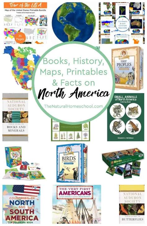 Books Maps History Printables And Facts On North America The Natural