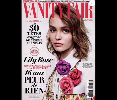Lily Rose Depp En Couverture Du Numéro De Mai 2016 De Vanity Fair Purepeople