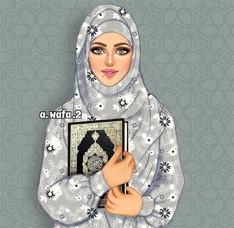 Girly M Hijab Hijab Drawing Cute Images For Dp Islamic Cartoon