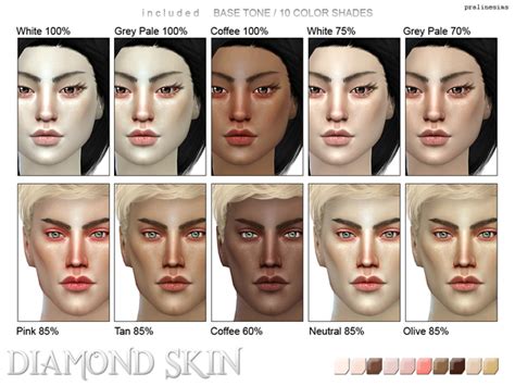 Ps Diamond Skin Kids By Pralinesims At Tsr Sims 4 Updates