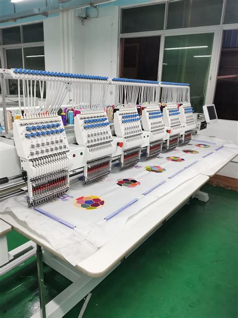 6 Head Wonyo Computerized Cap Flat Embroidery Machine With Spare Parts