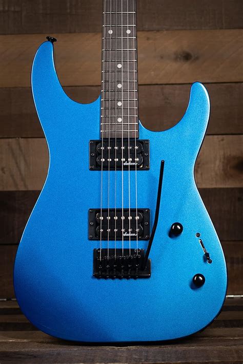 Jackson Js11 Dinky Am Metallic Blue Electric Guitar Uk