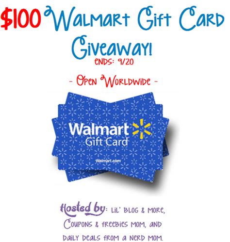 Random walmart gift voucher generator. Win a $100 Walmart Gift Card