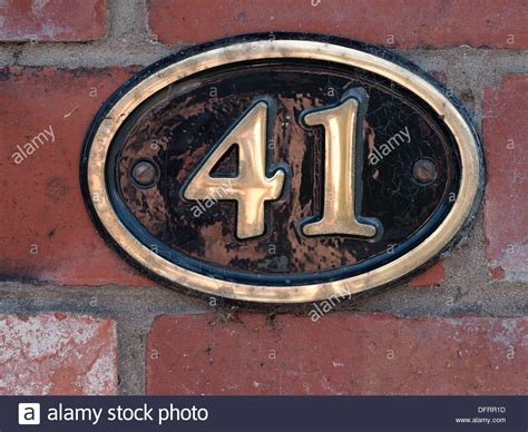 House Number 41 Hi Res Stock Photography And Images Alamy