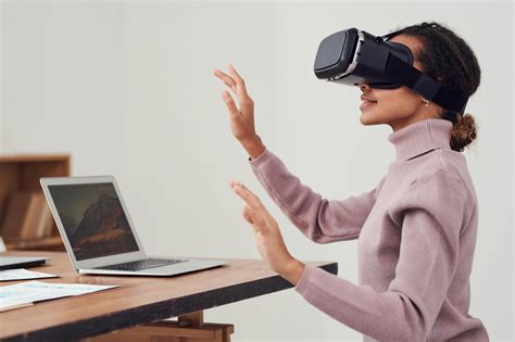 Person Using Virtual Reality Goggles · Free Stock Photo