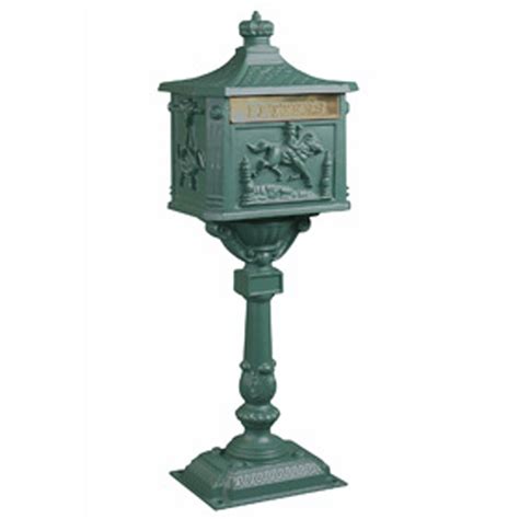 amco victorian pedestal mailbox