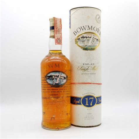 Bowmore 17 Year Old Screen Print 1990s 70cl 43 Rhum And Whisky