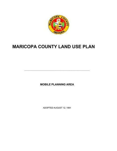 Maricopa County Land Use Plan
