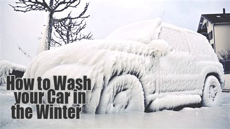 How To Wash Your Car In The Winter