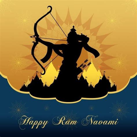 Indian Hindu Festival Shree Ram Navami Psd Sri Ram Ram Navami Sri