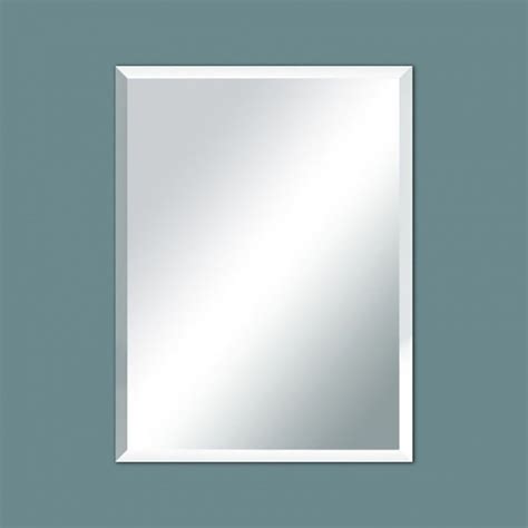 450x600mm Plain Bathroom Mirror Bevel Edge Wall Mounted Vertical Or Horizontal Yt Group