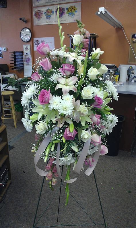 First Easel Piece Funeral Flower Arrangements Memorial Flowers