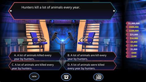 Who Wants To Be A Millionaire An Elearning Efl Game