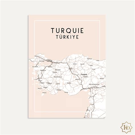 Carte Turquie Kariizmaa Design