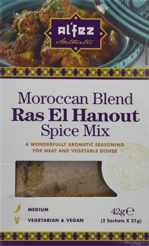 Alfez Ras El Hanout Moroccan Spice 42 G Pack Of 6 Uk Grocery
