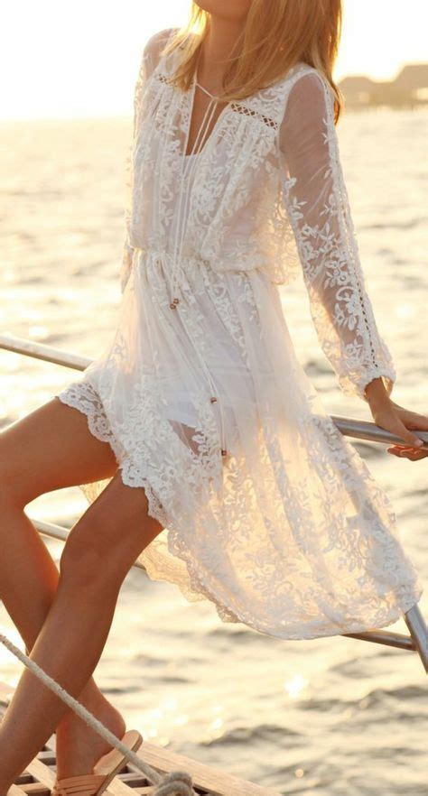spitzenkleid in weiß der absolute sommer trend strandkleid weiß kleider damen modestil
