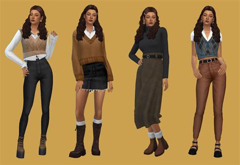 Ts4 Lookbooks In 2023 Free Sims 4 Lookbook Clothes