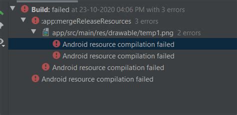 Android Resource Compilation Failed Error When I Add An Image To